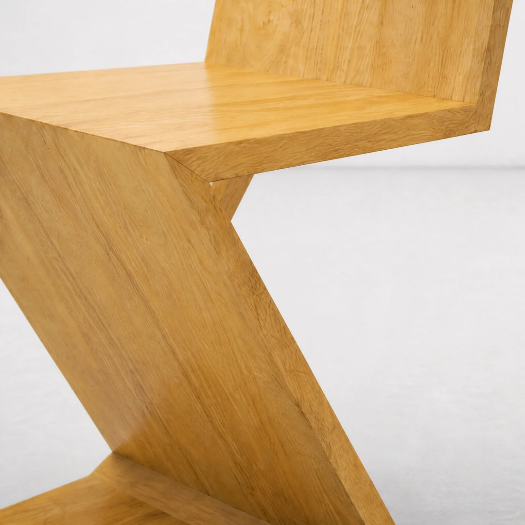 Zig Zag Chair | Natural Wood by Interior Moderna - view 5