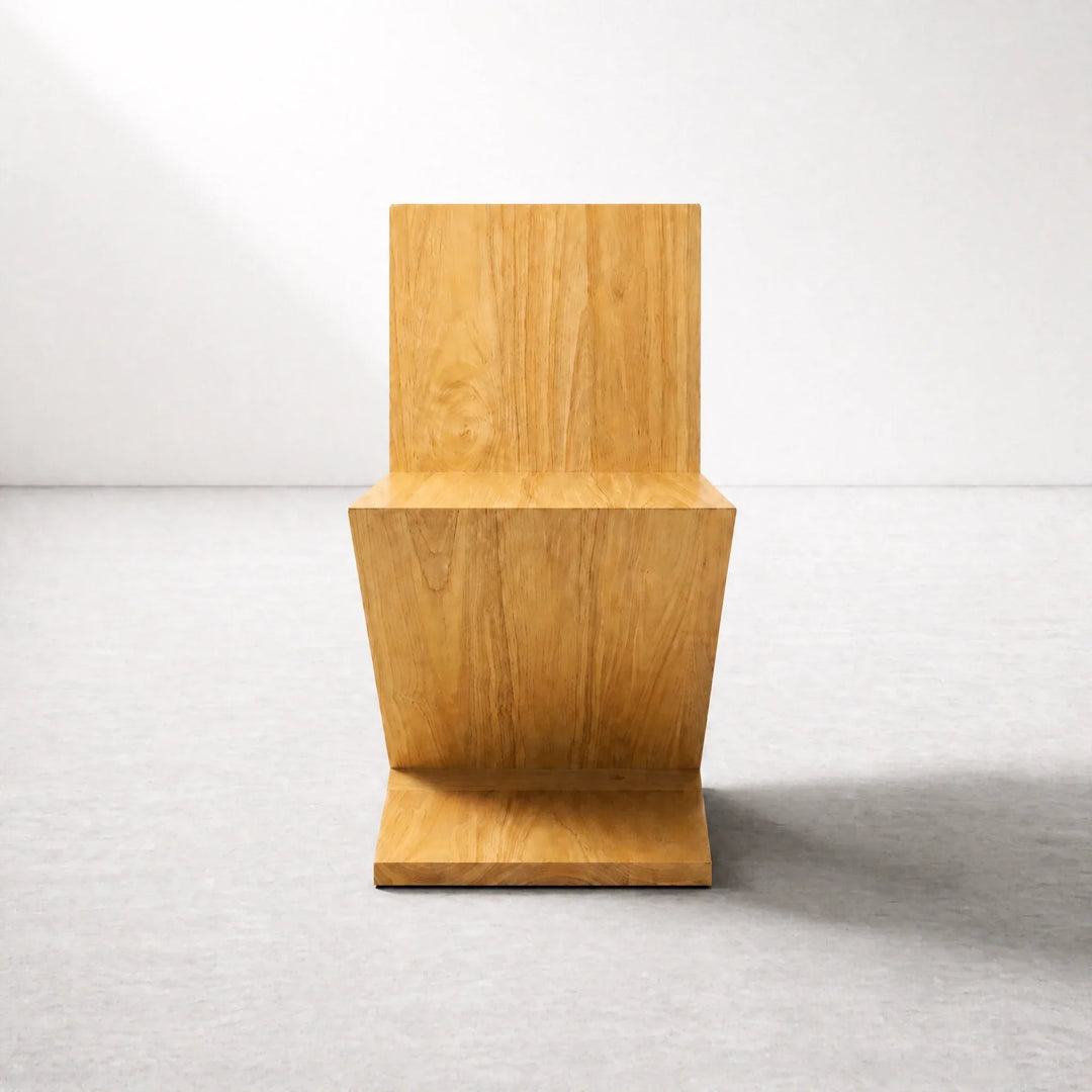Zig Zag Chair | Natural Wood by Interior Moderna - view 7