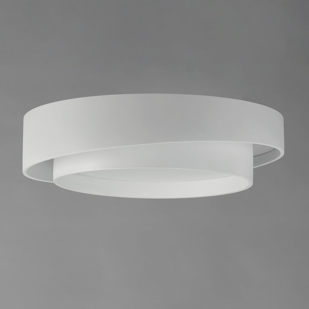 Ziggurat 19.75" LED Flush Mount by ET2 Lighting, styled view 1