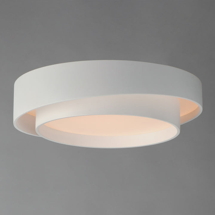 Ziggurat 19.75" LED Flush Mount by ET2 Lighting, styled view 2