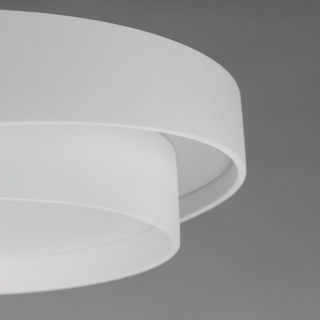 Ziggurat 19.75" LED Flush Mount by ET2 Lighting, styled view 4