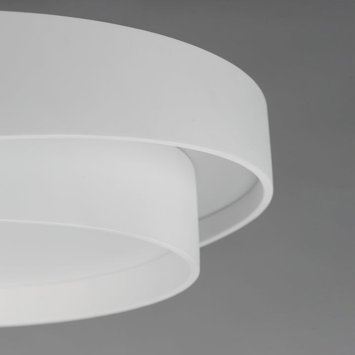 Ziggurat 19.75" LED Flush Mount by ET2 Lighting, styled view 4