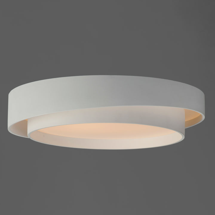 Ziggurat 24" LED Flush Mount by ET2 Lighting, styled view 2