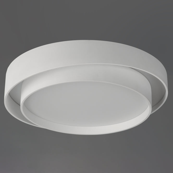 Ziggurat 24" LED Flush Mount by ET2 Lighting, styled view 3