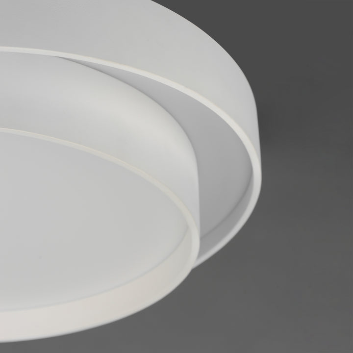 Ziggurat 24" LED Flush Mount by ET2 Lighting, styled view 4