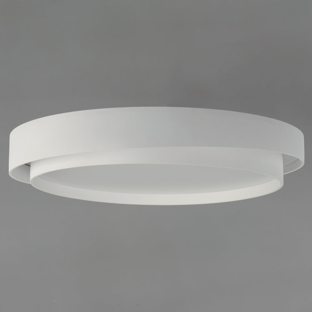Ziggurat 31.5" LED Flush Mount by ET2 Lighting, styled view 1