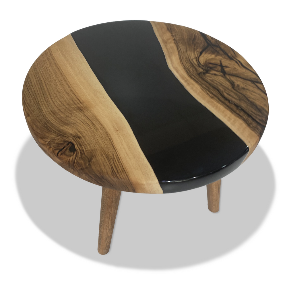 Black Gamba di Legno Walnut Wood Coffee Table Coffee Tables Arditi Collection