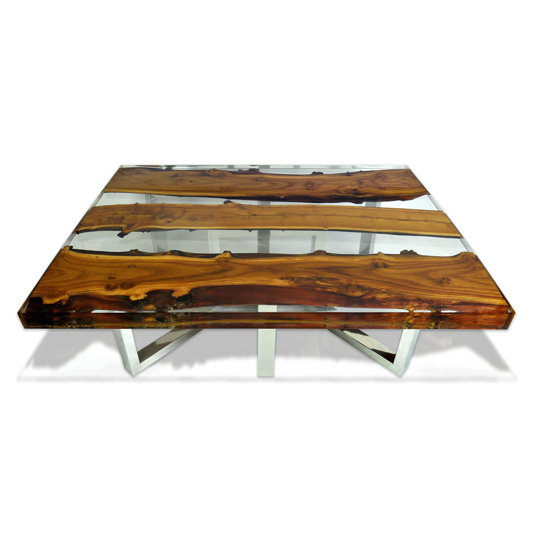 Attis Silverberry Wood Coffee Table Coffee Tables Arditi Collection