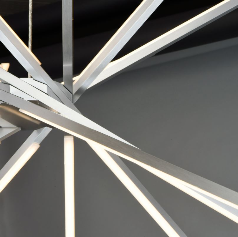Alumilux Aster 8-Light LED Pendant by ET2 Lighting, view 8
