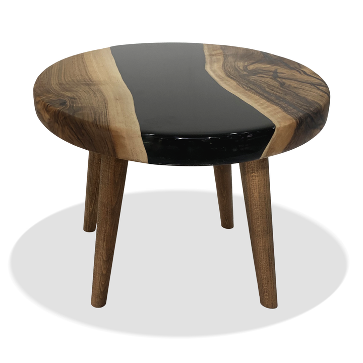 Black Gamba di Legno Walnut Wood Coffee Table Coffee Tables Arditi Collection