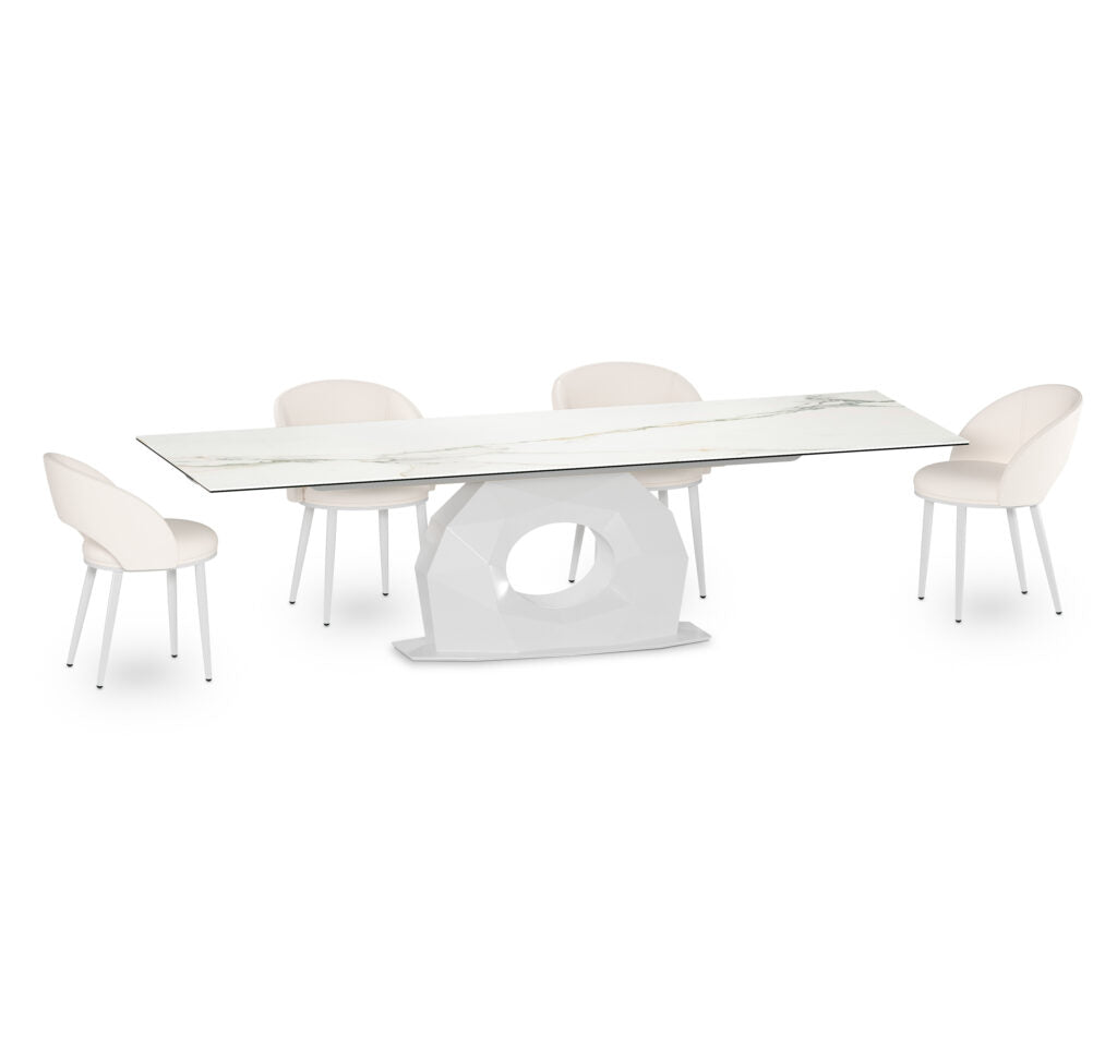 Edra Extension Dining Table Ceramic Top Extension Dining Table Elite Modern
