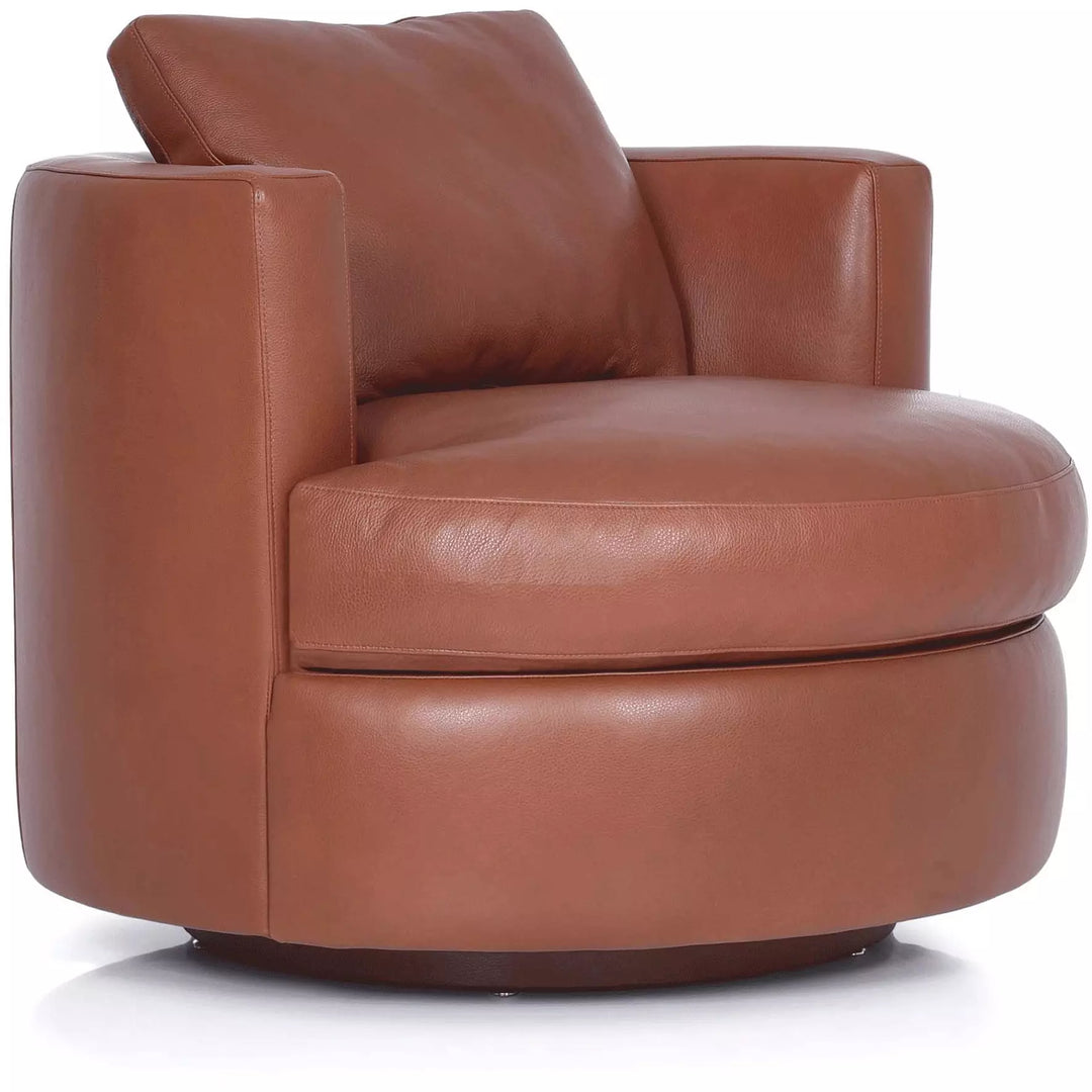EMMA SWIVEL CHAIR Lounge Chairs American Leather Collection