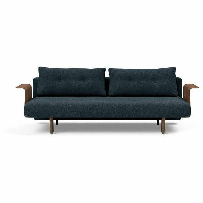 Recast Plus Sofa Bed Dark Styletto With Arms Sleeper Sofas Innovation Living