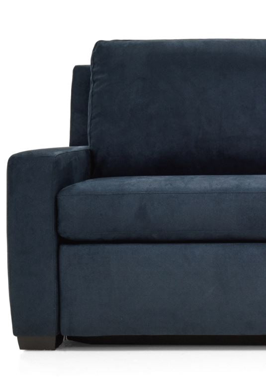 LYONS QUEEN PLUS COMFORT SLEEPER - NAVY FABRIC Sleeper Sofas American Leather Collection