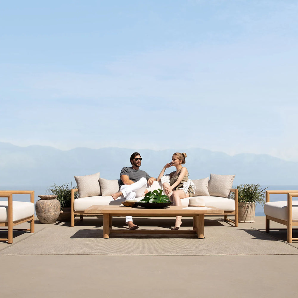 BREEZE XL TEAK 3 SEAT SOFA Harbour Outdoor