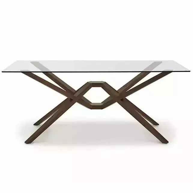 Exeter Glass Top Dining Table Dining Tables Copeland Furniture