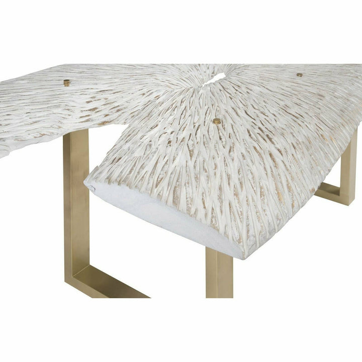Chainsaw Dining Table with Glass Kitchen & Dining Benches Phillips Collection