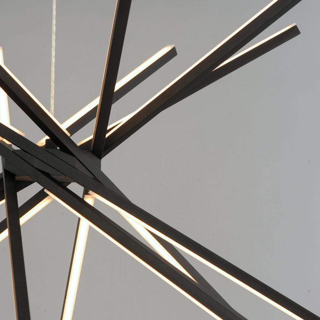 Alumilux Aster 8-Light LED Pendant by ET2 Lighting, view 2