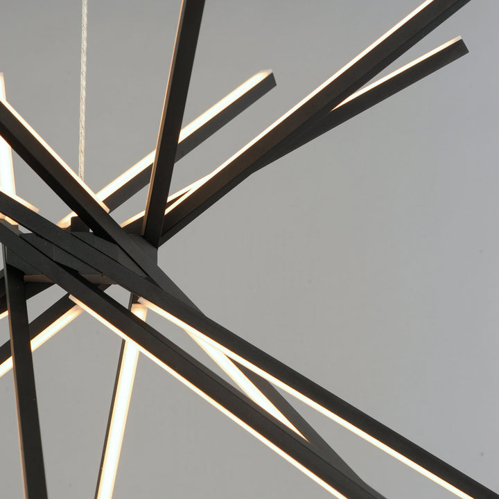 Alumilux Aster 8-Light LED Pendant by ET2 Lighting, view 2
