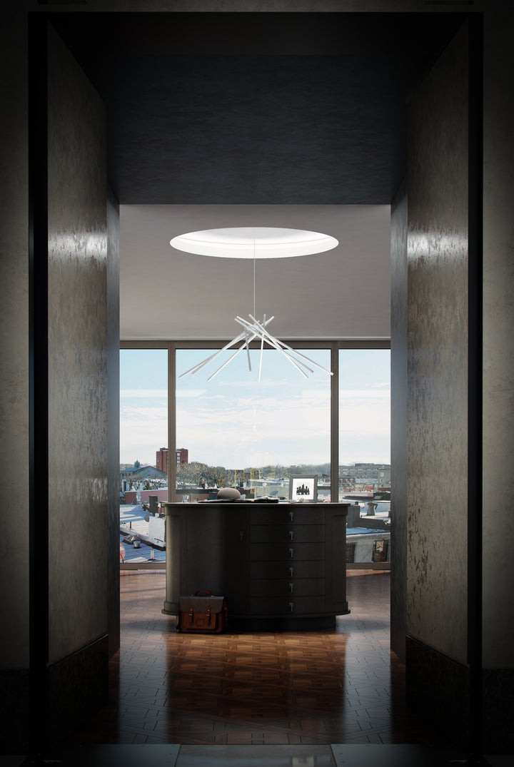 Alumilux Aster 8-Light LED Pendant by ET2 Lighting, view 3