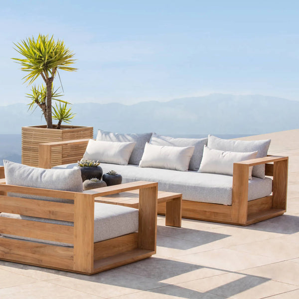HAYMAN TEAK 3 SEAT SOFA Harbour Outdoor