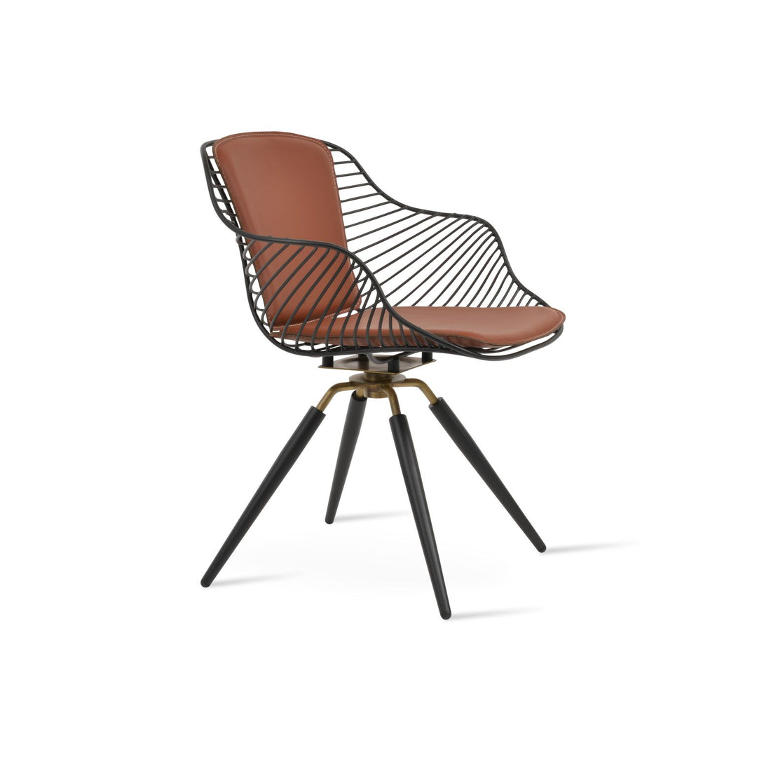 Zebra Carrot Swivel Dining Chairs Soho Concept