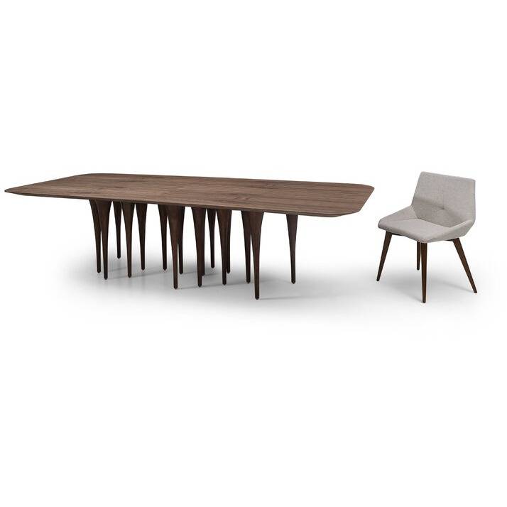 Pin 47" Solid Wood Dining Table Dining Table Uultis Design