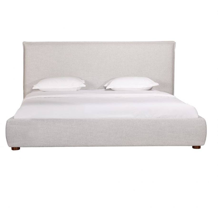 Luzon Bed Light Grey Modern Beds Moes Home