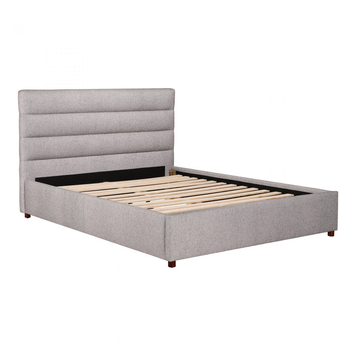 TAKA BED LIGHT GREY Beds Moes Home
