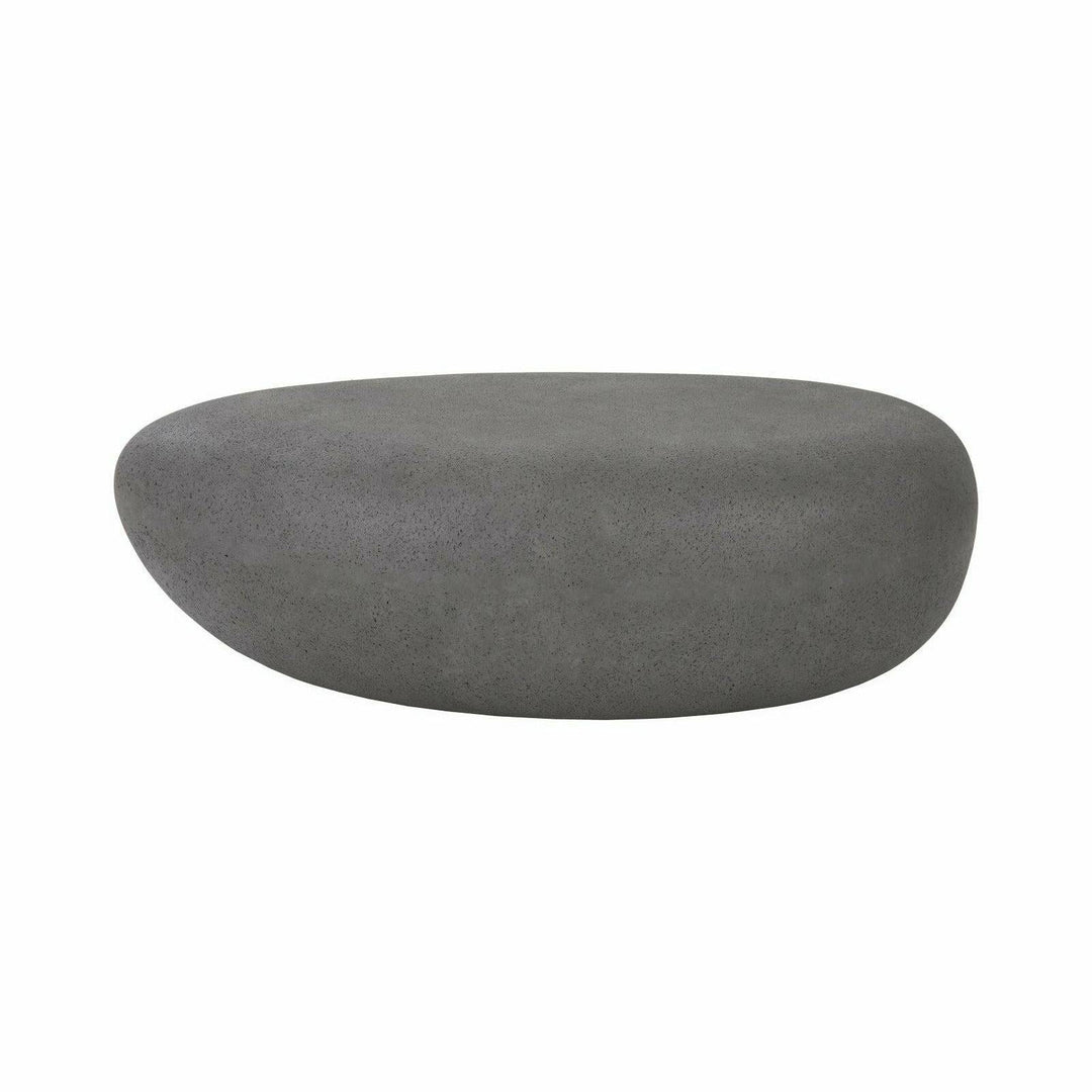 River Stone Charcoal Stone Coffee Table Coffee Tables Phillips Collection