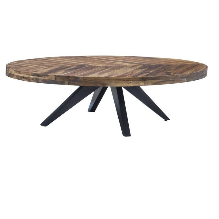 Slab Oval Coffee Table Coffee Tables Moes Home