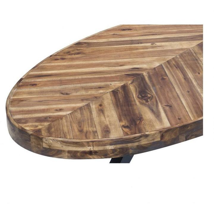 Slab Oval Coffee Table Coffee Tables Moes Home
