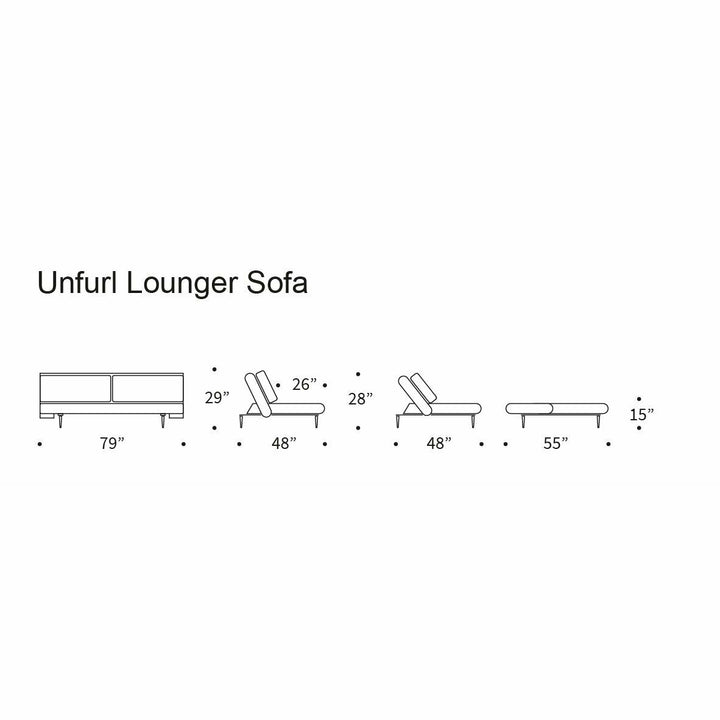 Unfurl Lounger Sofa Bed Sleeper Sofas Innovation Living