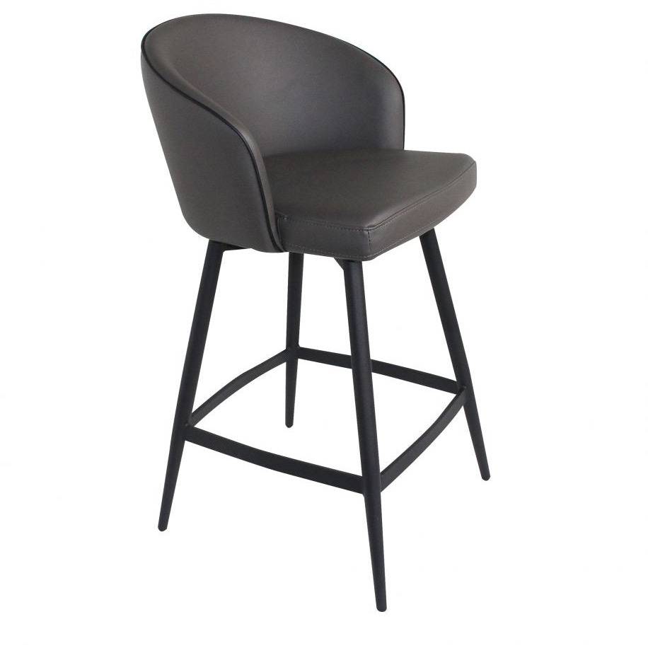 WEBBER SWIVEL COUNTER STOOL CHARCOAL Counter Stool Moes Home