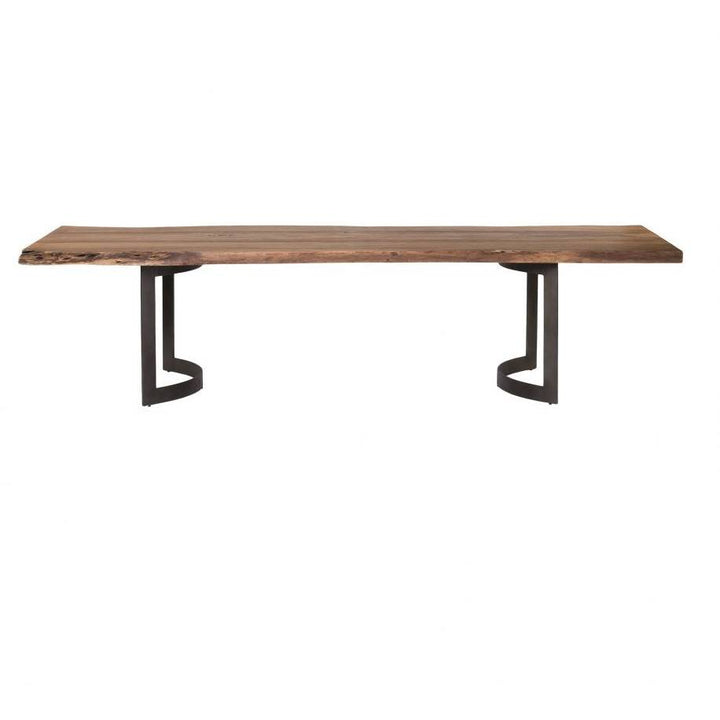 BENT SOLID SLAB DINING TABLE Dining Tables Moes Home