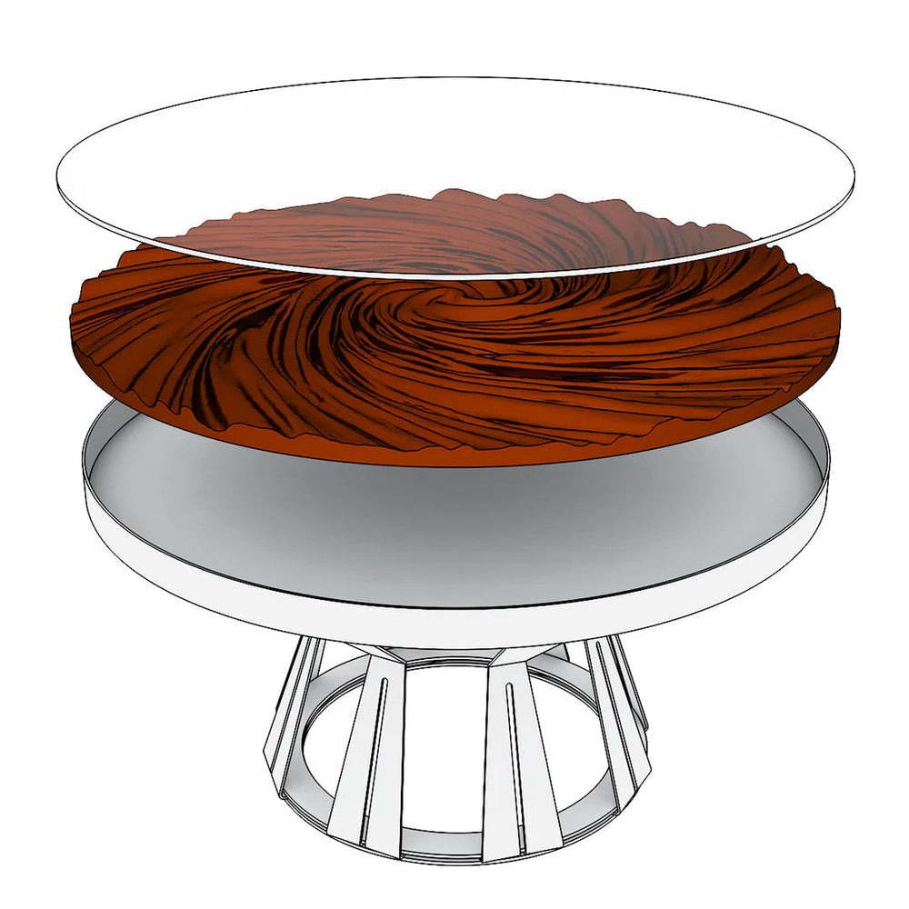 Vortex Coffee Table Coffee Table Arditi Collection