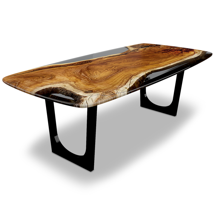 Black Carna Walnut Dining Table Dining Table Arditi Collection