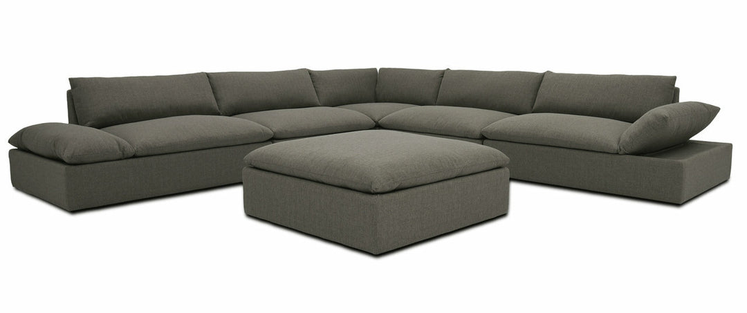 VERSA GRAND SECTIONAL - GREY Sectionals American Leather Collection