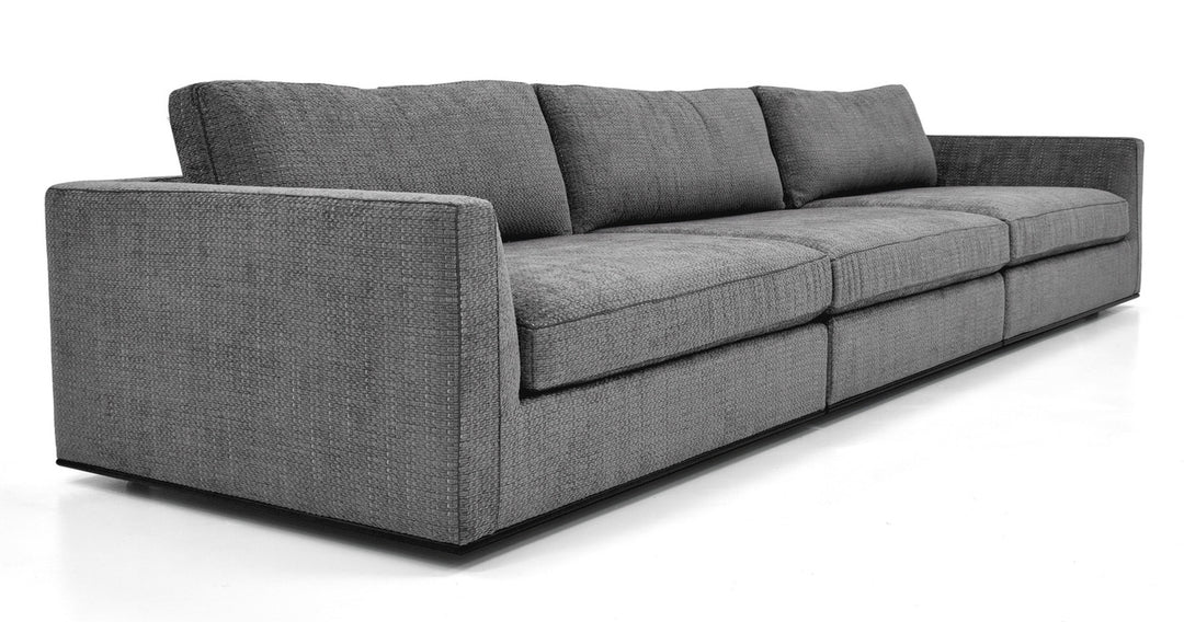 SIENA 3-SEAT GRAND SOFA - GREY FABRIC Sofas American Leather Collection
