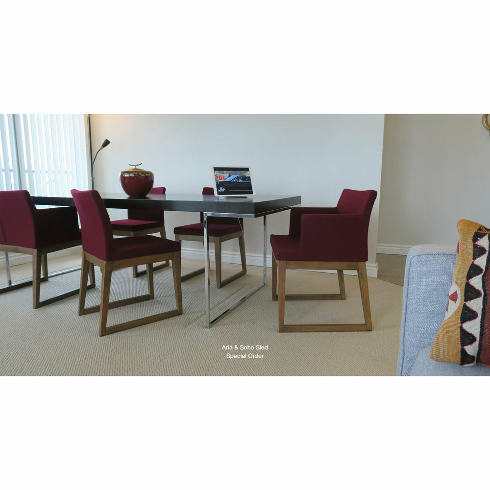 ARIA SLED WOOD CHAIR Soho Concept