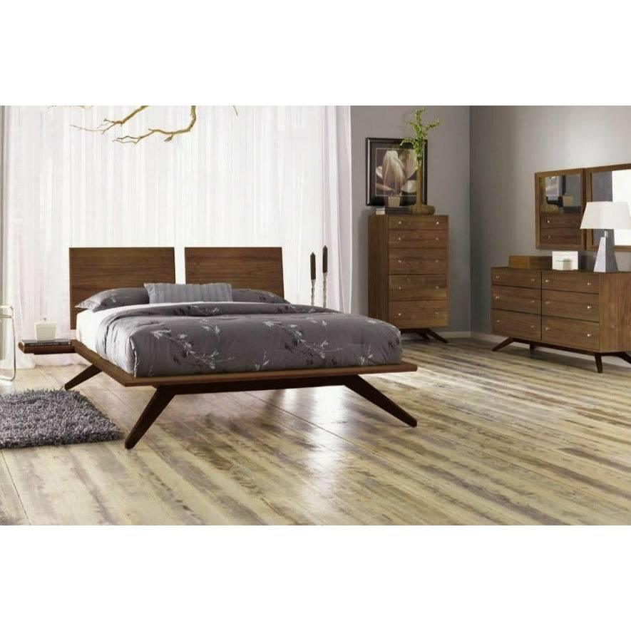 ASTRID BED WITH 2 ADJUSTABLE HEADBOARD PANELS Beds Copeland Furniture