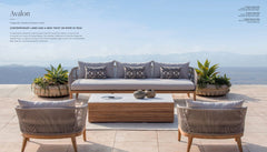 AVALON 3 SEAT SOFA Harbour Outdoor