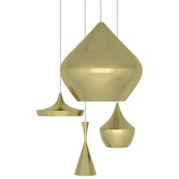 Beat Range Round Multi-Light LED Pendant Hanging Tom Dixon