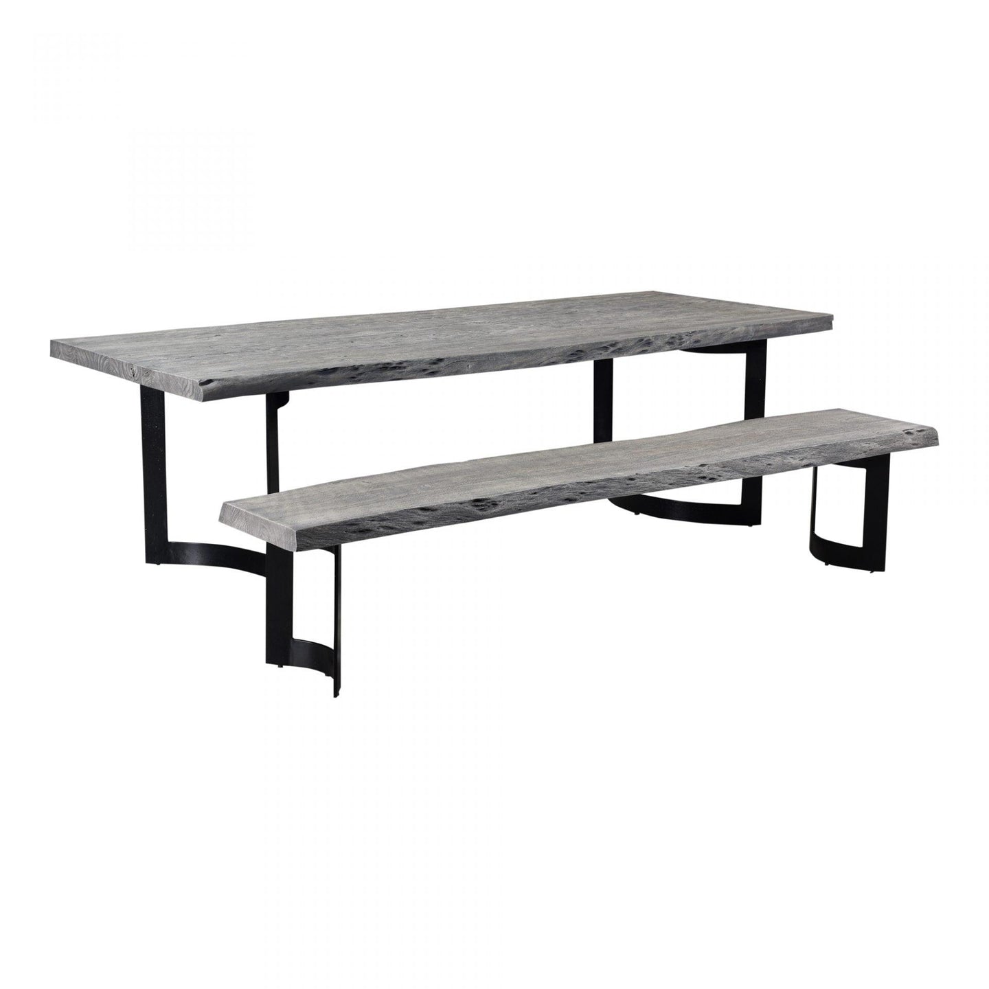 BENT SOLID SLAB DINING TABLE Dining Tables Moes Home