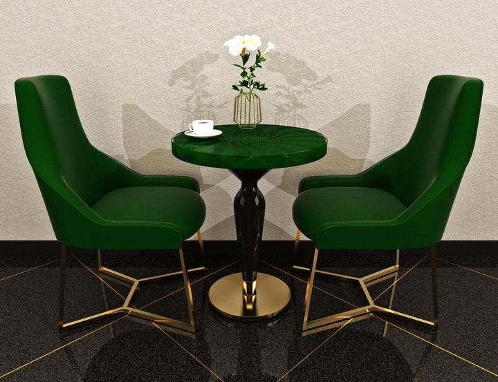 Bistro Wavy Round Table - Dining Table - www.arditicollection.com - dining tables, dining chairs, buffets sideboards, kitchen islands counter tops, coffee tables, end side tables, center tables, consoles, accent chairs, sofas, tv stands, cabinets, bookcases, poufs benches, chandeliers, hanging lights, floor lamps, table desk lamps, wall lamps, decorative objects, wall decors, mirrors, walnut wood, olive wood, ash wood, silverberry wood, hackberry wood, chestnut wood, oak wood
