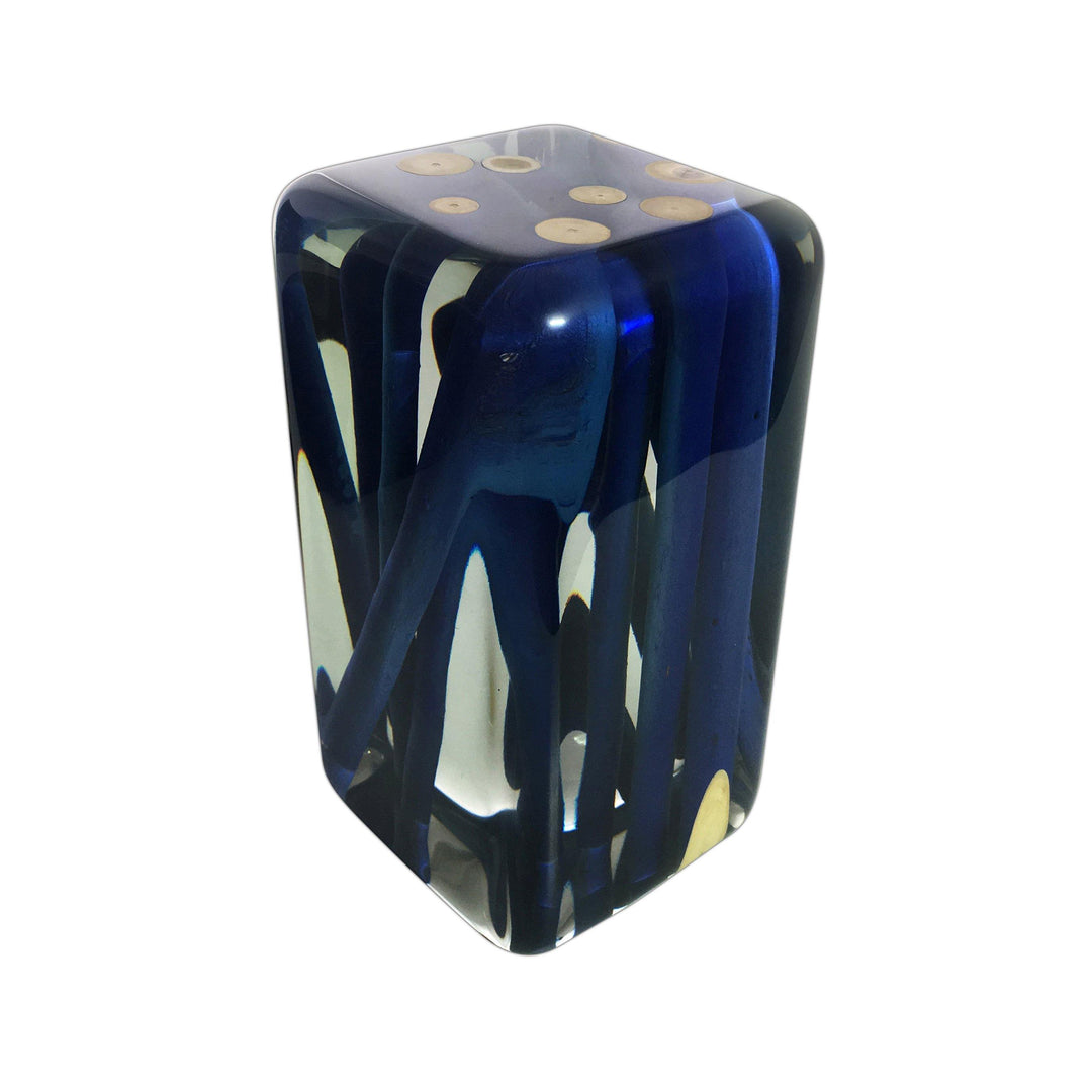 Blue Branches Cube - Decorative Object - www.arditicollection.com - Decorative Object, dining tables, dining chairs, buffets sideboards, kitchen islands counter tops, coffee tables, end side tables, center tables, consoles, accent chairs, sofas, tv stands, cabinets, bookcases, poufs benches, chandeliers, hanging lights, floor lamps, table desk lamps, wall lamps, decorative objects, wall decors, mirrors, walnut wood, olive wood, ash wood, silverberry wood, hackberry wood, chestnut wood, oak wood