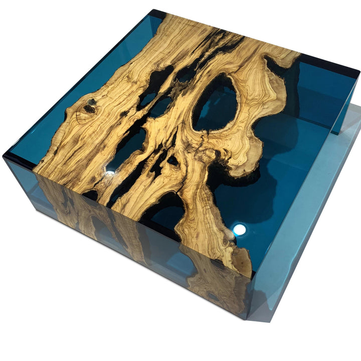 Blue Waterfall Olive Coffee Table - Coffee Table - www.arditicollection.com - Olive Wood Coffee Table, dining tables, dining chairs, buffets sideboards, kitchen islands counter tops, coffee tables, end side tables, center tables, consoles, accent chairs, sofas, tv stands, cabinets, bookcases, poufs benches, chandeliers, hanging lights, floor lamps, table desk lamps, wall lamps, decorative objects, wall decors, mirrors, walnut wood, olive wood, ash wood, silverberry wood, hackberry wood