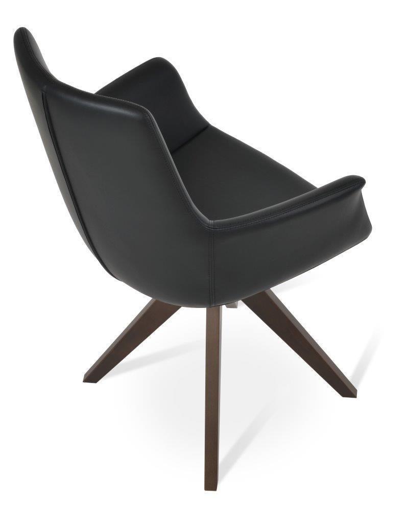 Soho Concept Bottega Swivel Dining Armchair - Thumbnail 2