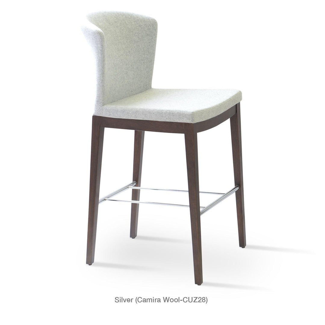 CAPRI WOOD HIGH BACK STOOL – Modern Studio