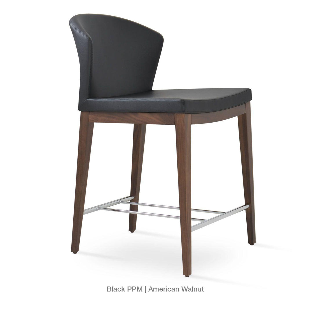 CAPRI WOOD LOW BACK STOOL – Modern Studio